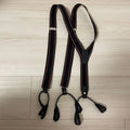 YOHJI YAMAMOTO POUR HOMME Suspenders Black Red One Size Used