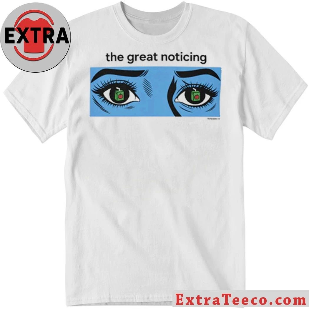 The Great Noticing Ice Blue Edition oversized box T-Shirt