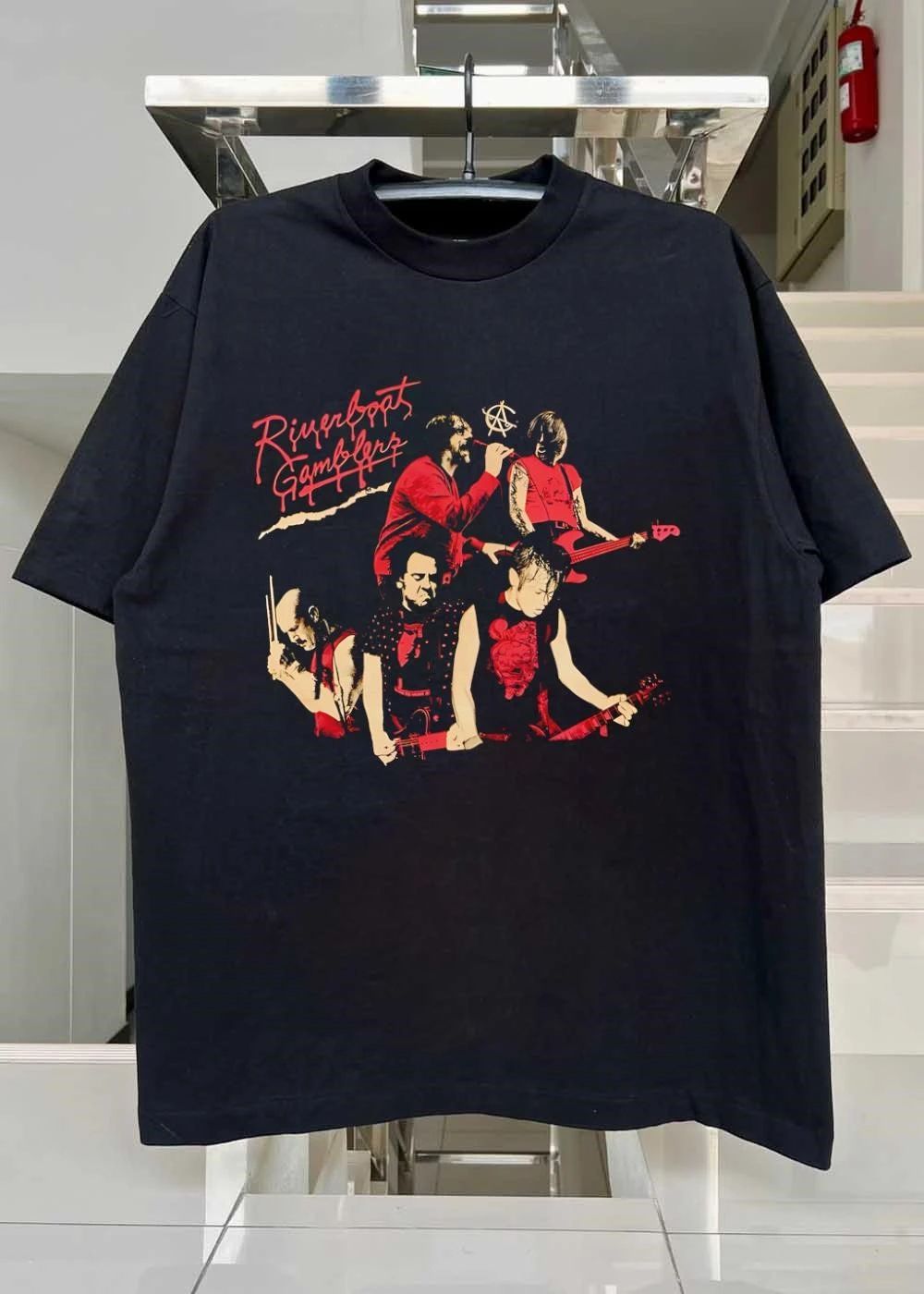 Riverboat Gamblers Band Playing Instruments Rock Music shirt