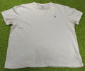 Polo Ralph Lauren T-Shirt Mens 2XL White Pony Embroidery Logo Everyday Wear