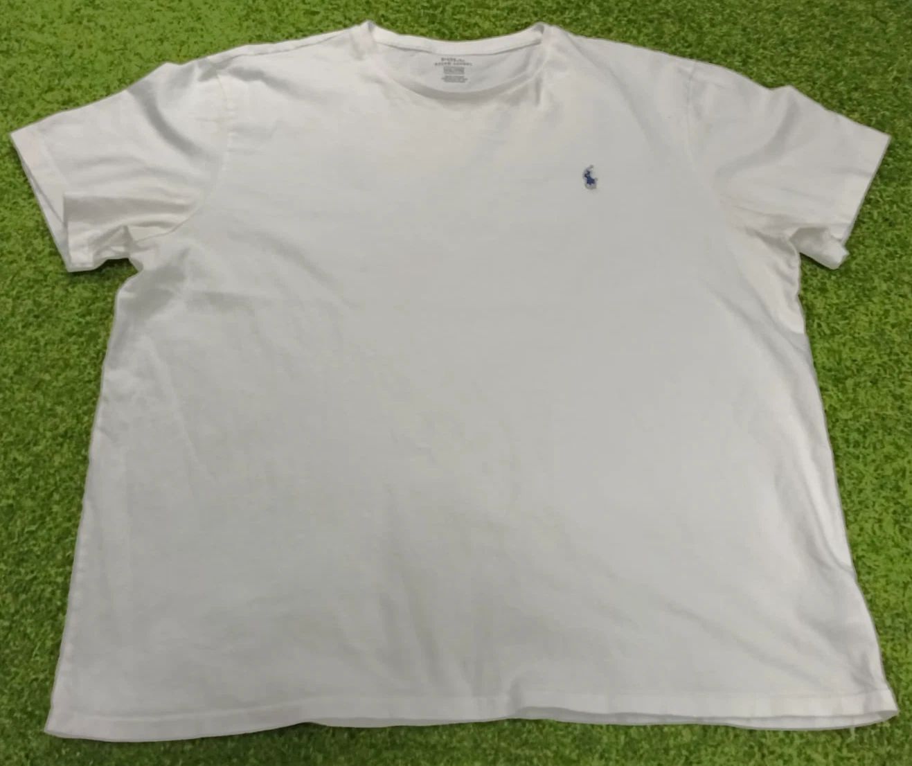 Polo Ralph Lauren T-Shirt Mens 2XL White Pony Embroidery Logo Everyday Wear