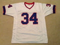 Custom Thurman Thomas White Mesh Football Jersey