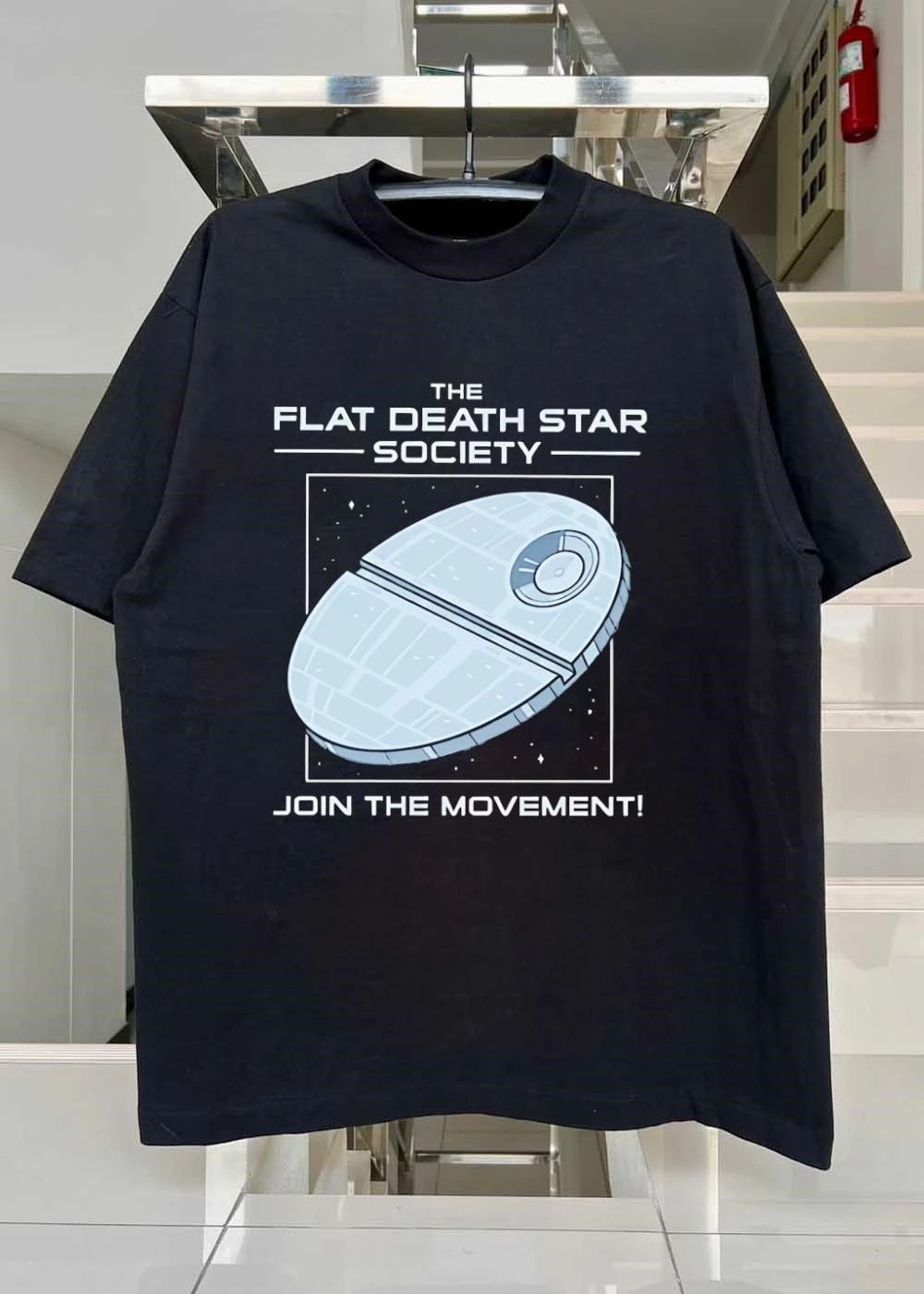 Join the Movement Flat Death Star Society shirt