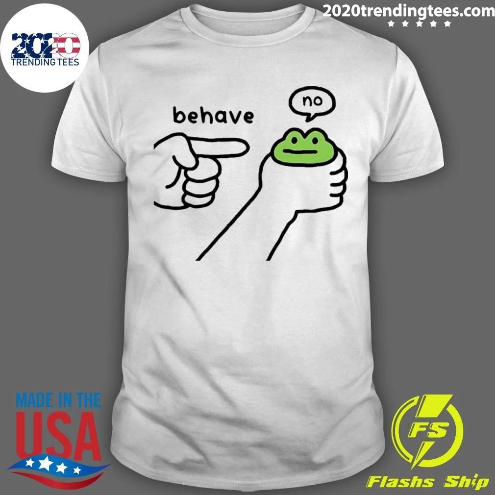 Dishonest Frog Behave No Meme Shirt