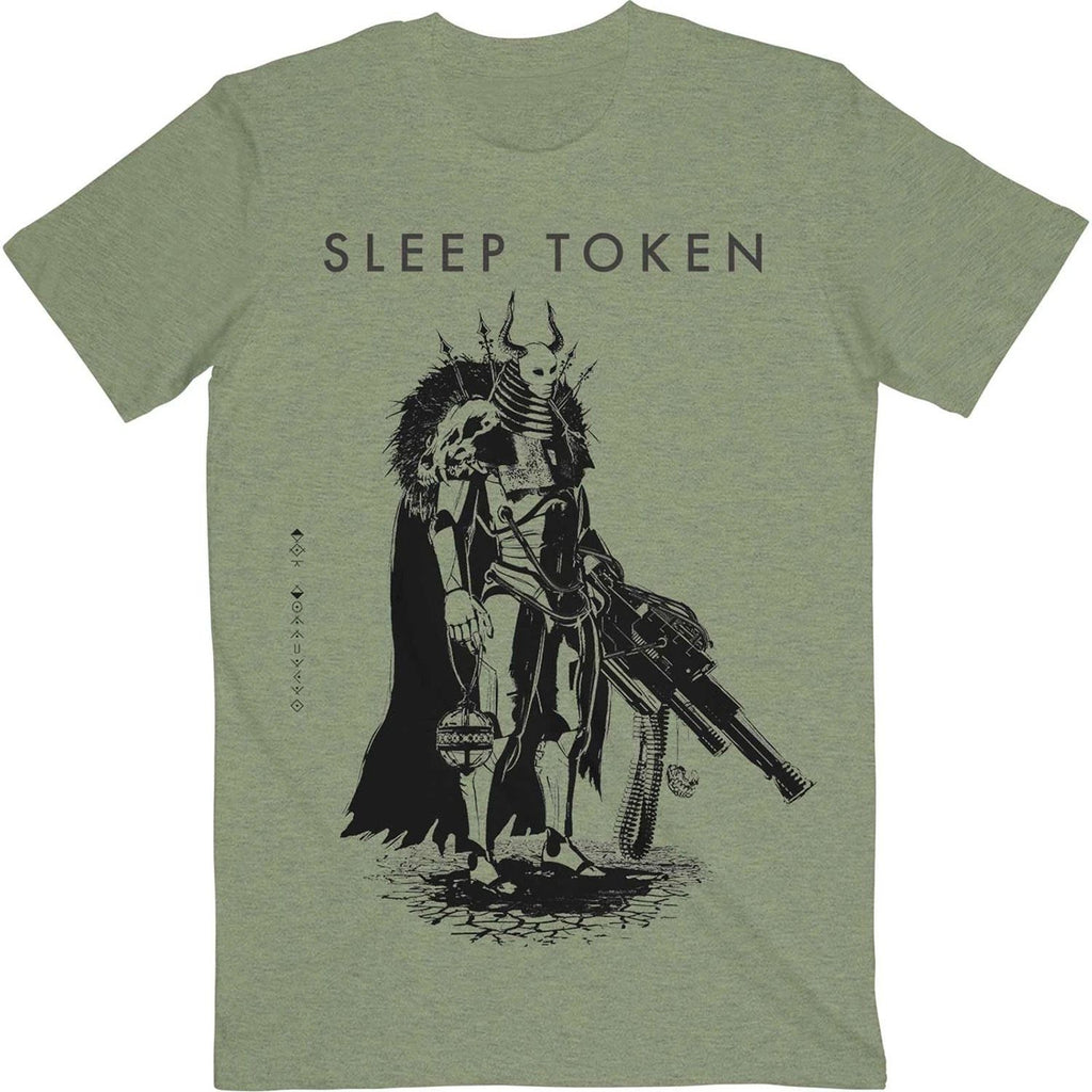 Men's Sleep Token The Summoning Slim Fit T-shirt X-Large Olive