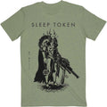 Men's Sleep Token The Summoning Slim Fit T-shirt X-Large Olive