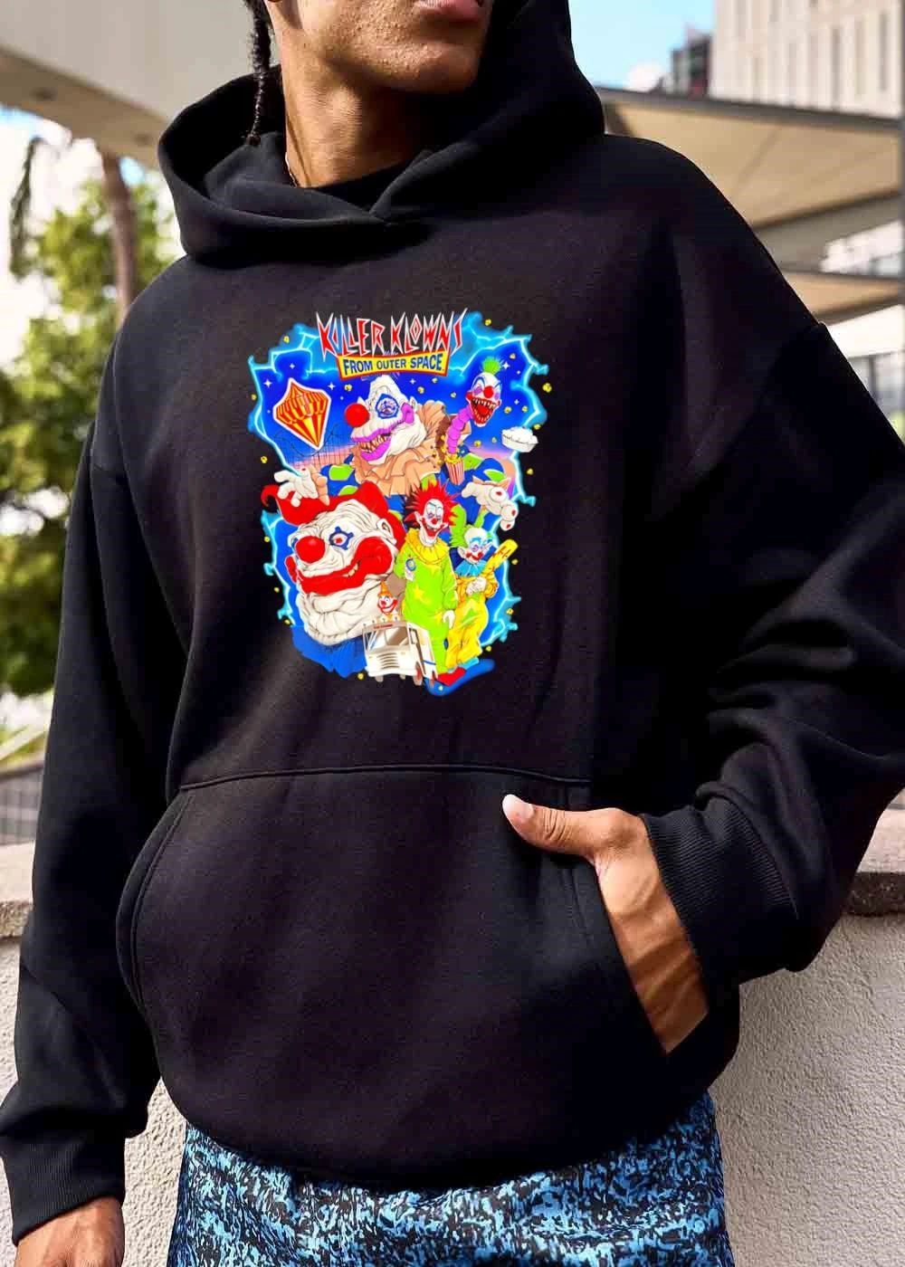 Killer Klowns From Outer Space Ice Cream Truck Lightning Circus Tent shirt