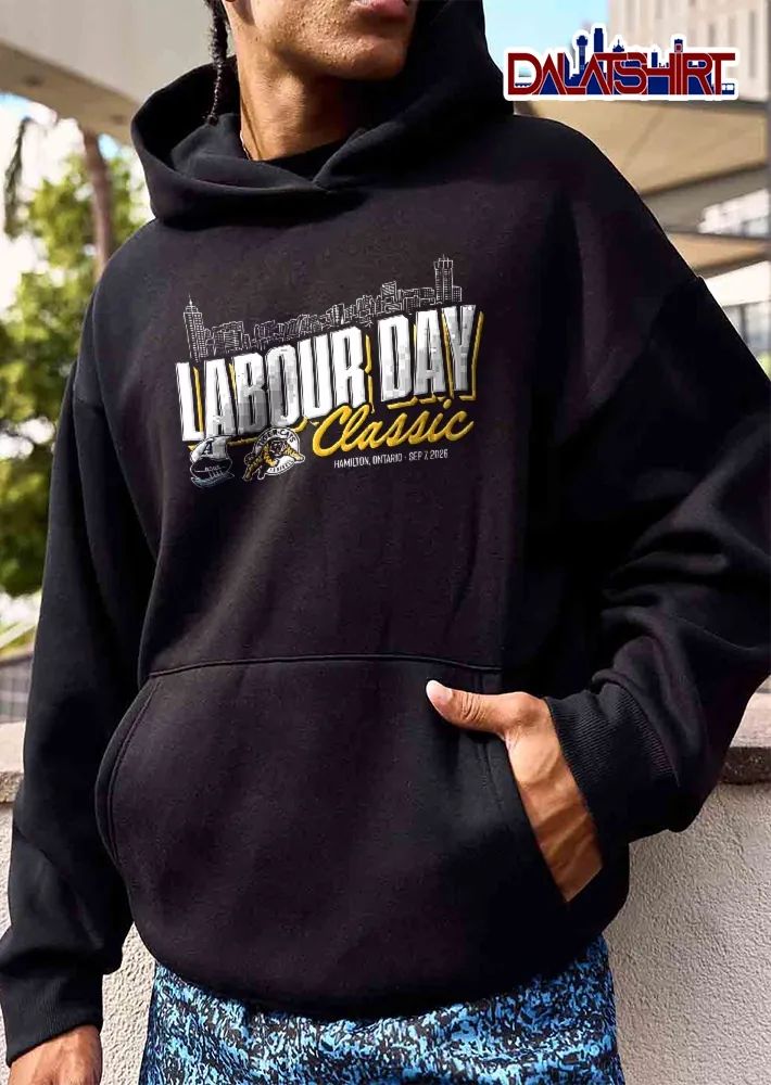 Hamilton Tiger Cats CFL Toronto Argonauts CFL Labour Day Classic Sep 7 2026 Line Art City Skyline Logos shirt