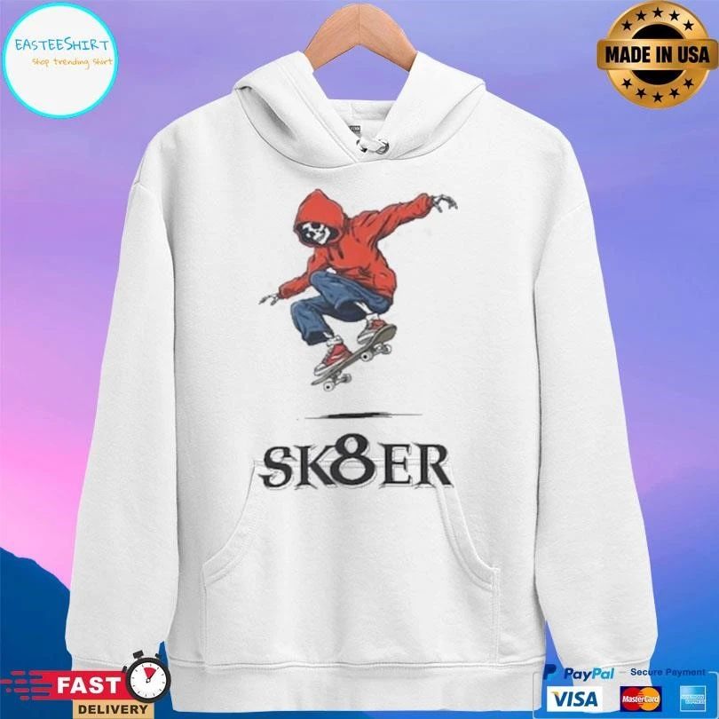 Sk8er Skater Skeleton T-shirts
