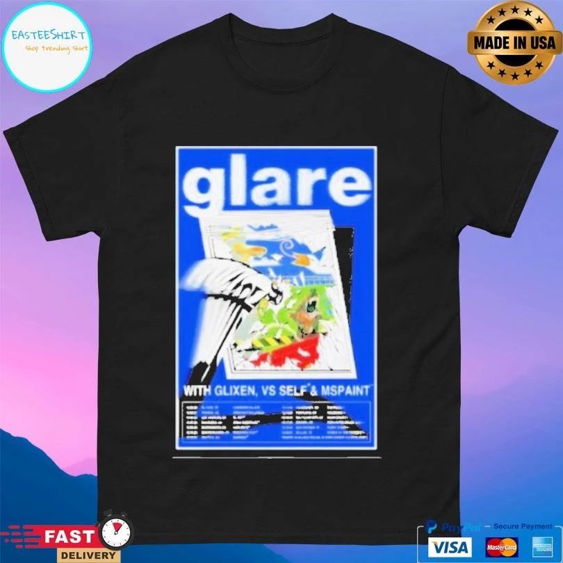 Glare With Glixen Vs Self And Mspaint Tour December 2025 T-shirts