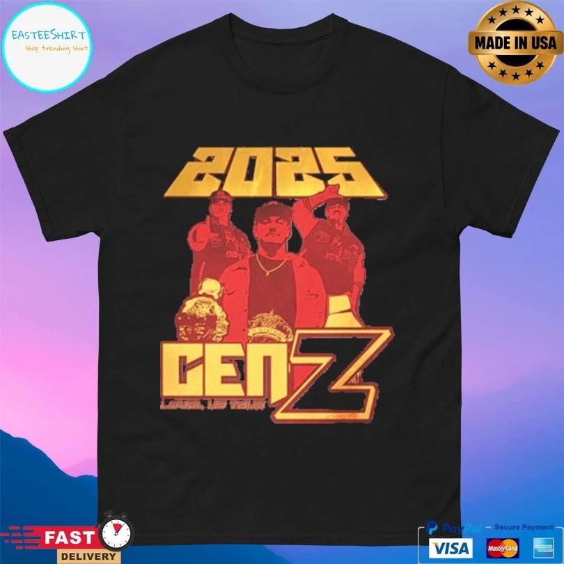 Gen Z Level Up Tour 2025 T-shirts