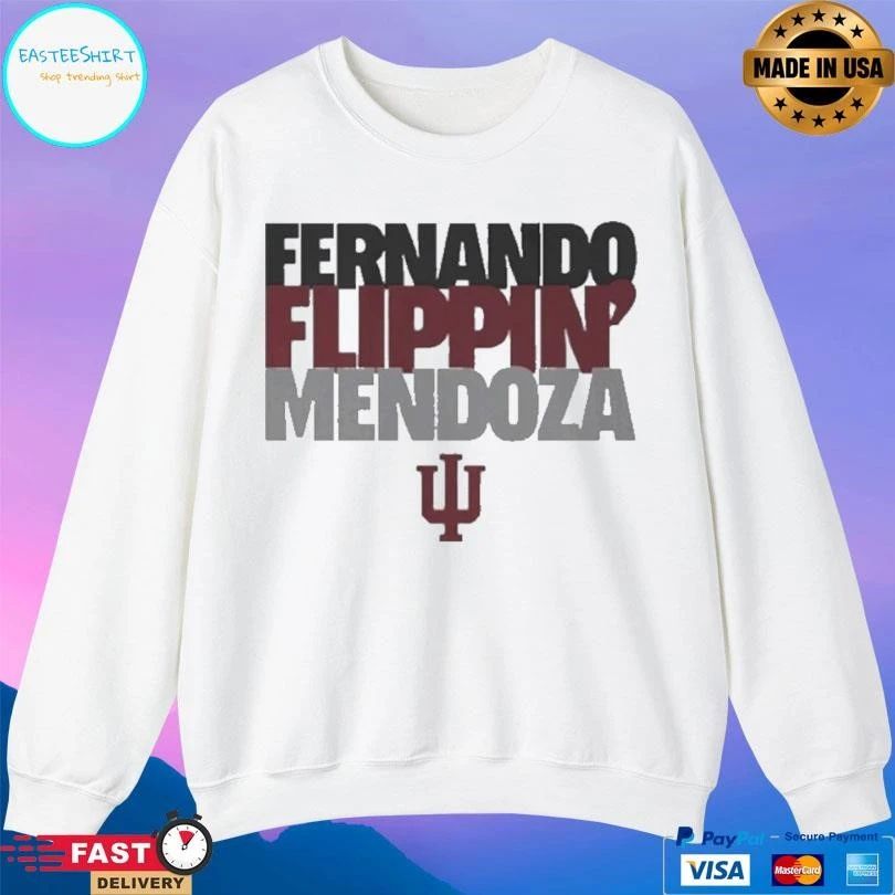 Jeopbeoo Indiana Football Fernando Flippin Mendoza T-shirts