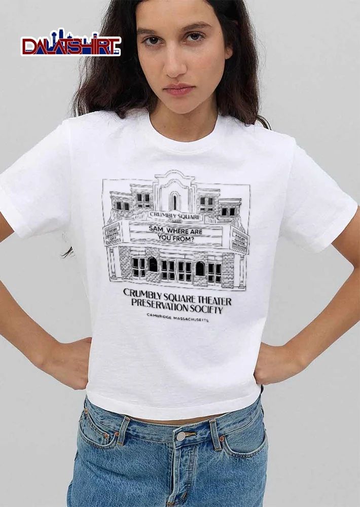 Crumbly Square Theater Preservation Society Cambridge Massachusetts shirt