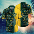Oakland Athletics Golden Flora Hawaiian Shirt