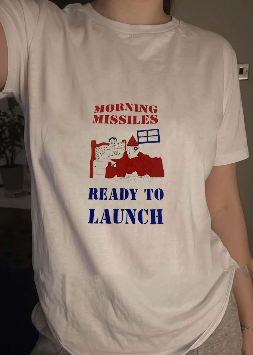 Morning Missiles Ready to Launch USA Graphic shirt