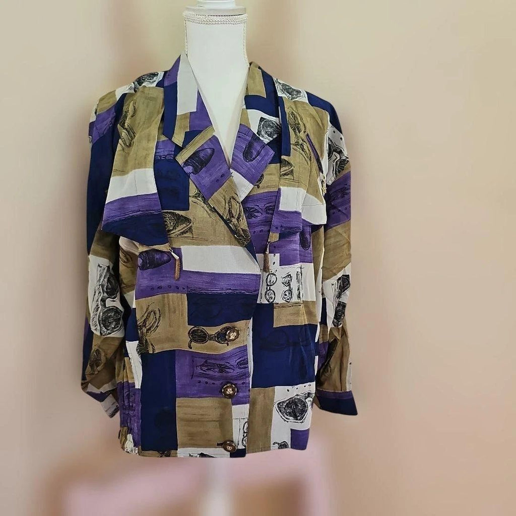 Showa Retro Vintage Japan Made Blouson Style Very Nice Modern  Jacket