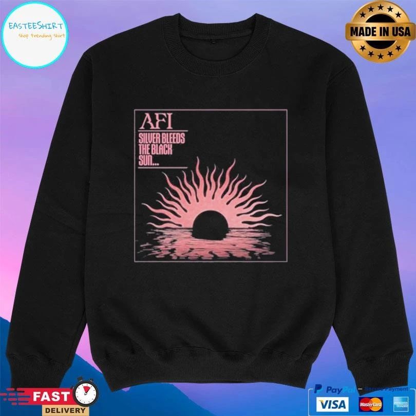 Afi Silver Bleeds The Black Sun T-shirts
