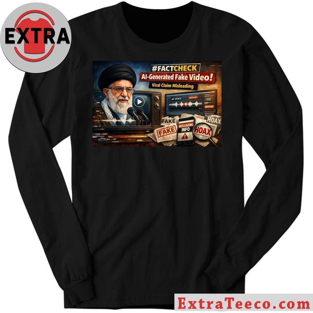 Ali Khamenei Fact Check Ai Generated Fake Video Viral Claim Misleading Shirt