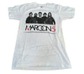 Maroon 5 Adult Small Graphic Tee Design White Cotton [C38]