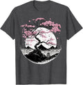 Japanese Sakura Garden Geisha Mount Fuji Cherry Blossom T-Shirt