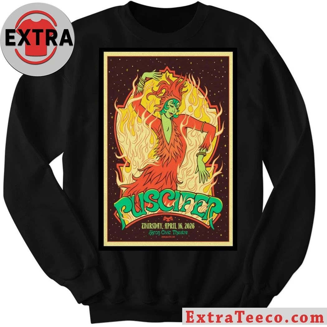 Puscifer The Normal Isn’t Tour at the Akron Civic Theatre in Akron, OH April 16 2026 Poster Shirt