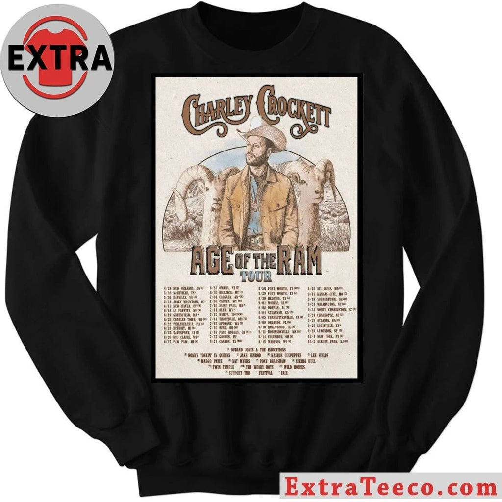 Charley Crockett 2026 Age Of The Ram Shows Poster T-Shirt