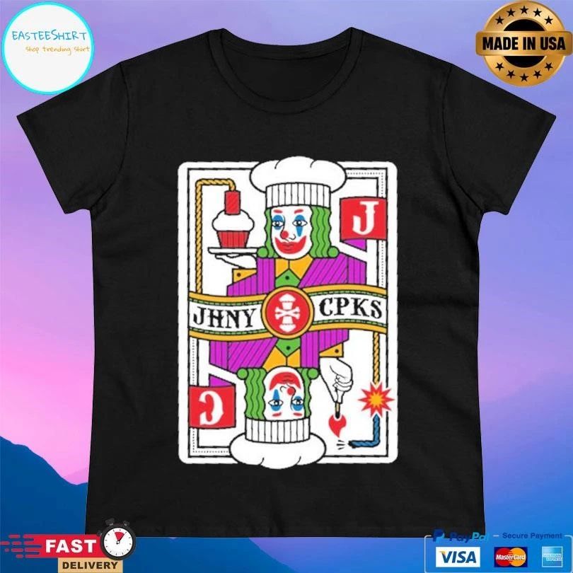 Prankster Playing Johnny Cupcakes Card T-shirts