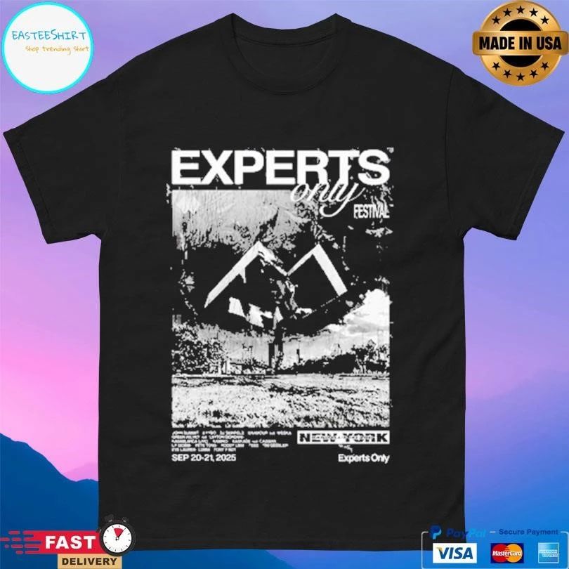 Experts Only Festival Festival New York 2025 T-shirts