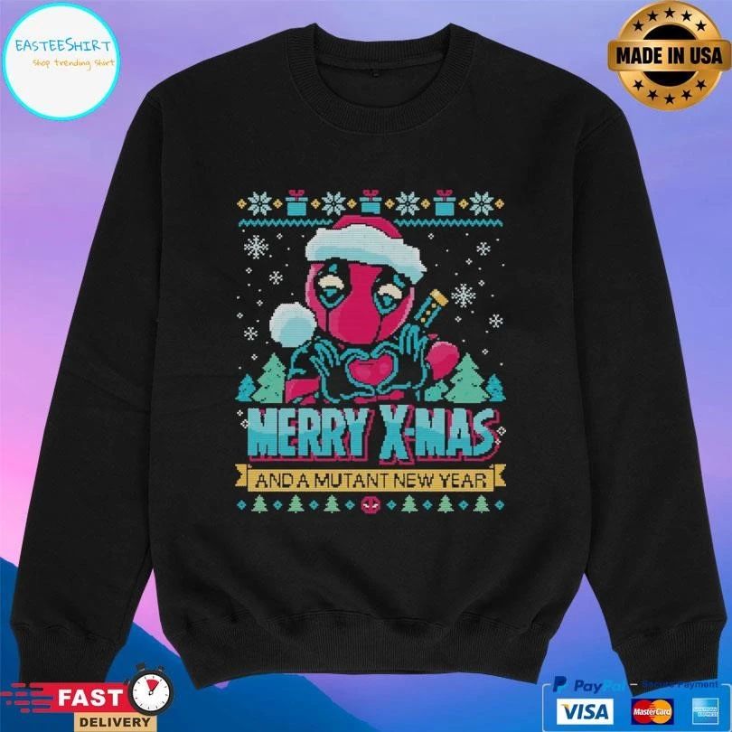 Merry X-Mas And A Mutant New Year Christmas 2025 T-shirts