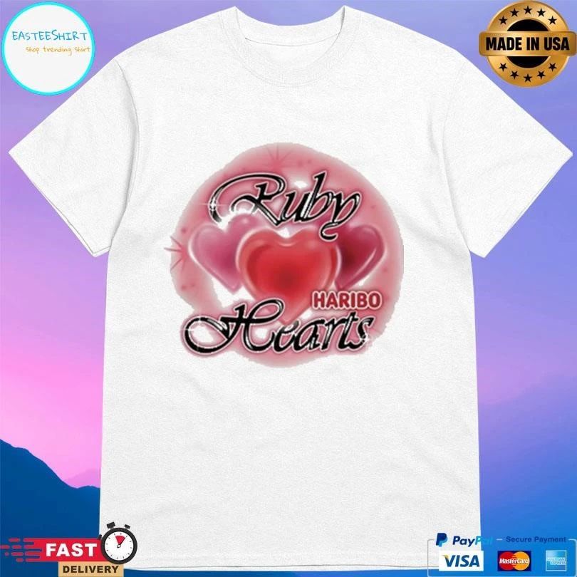 Jennie X Haribo Ruby Hearts T-shirts