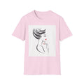 Chic Fashion Illustration Tee, Stylish Graphic Shirt, Trendy Casual Top, Gifts