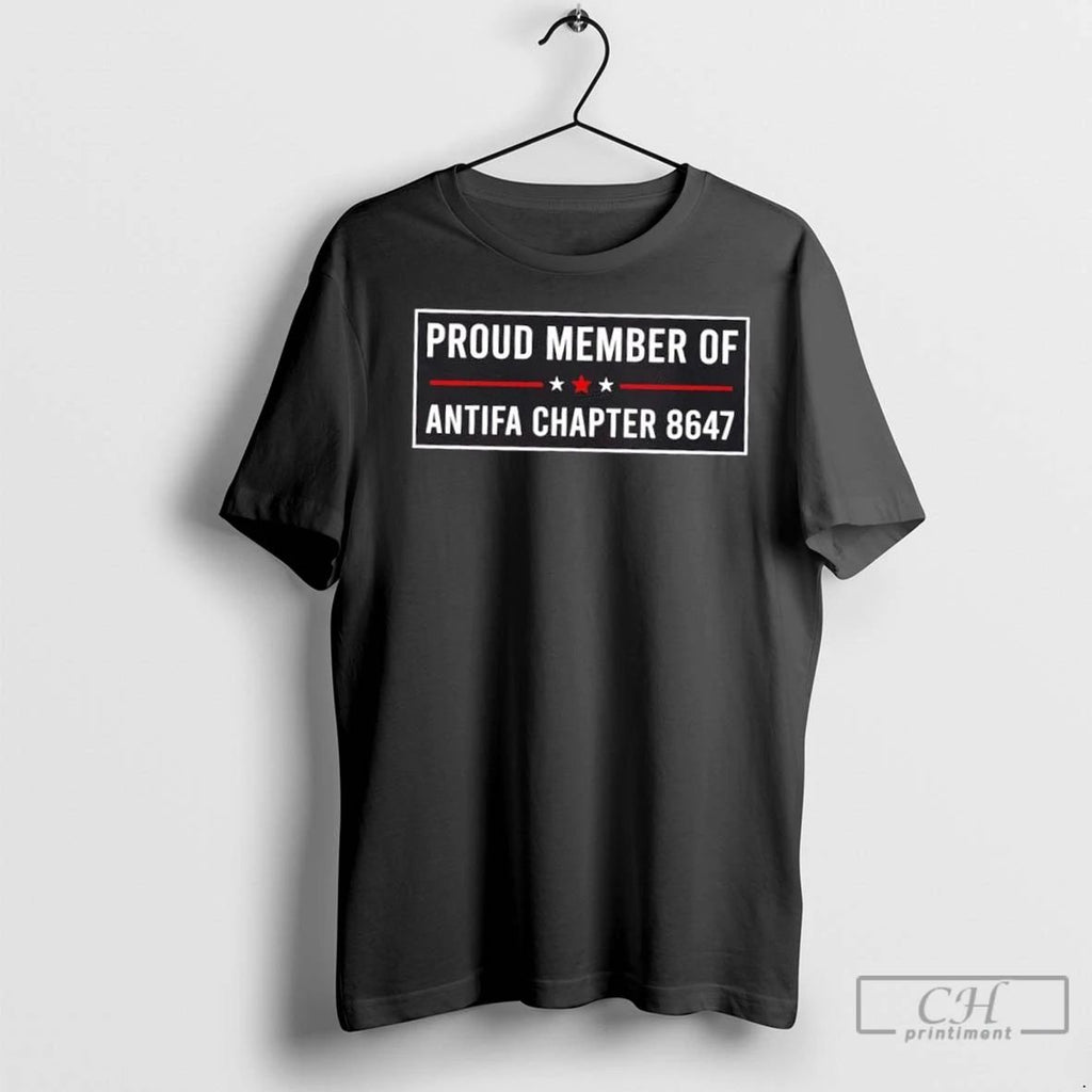 Premium Proud Member Of Antifa Chapter 8647 Stars
