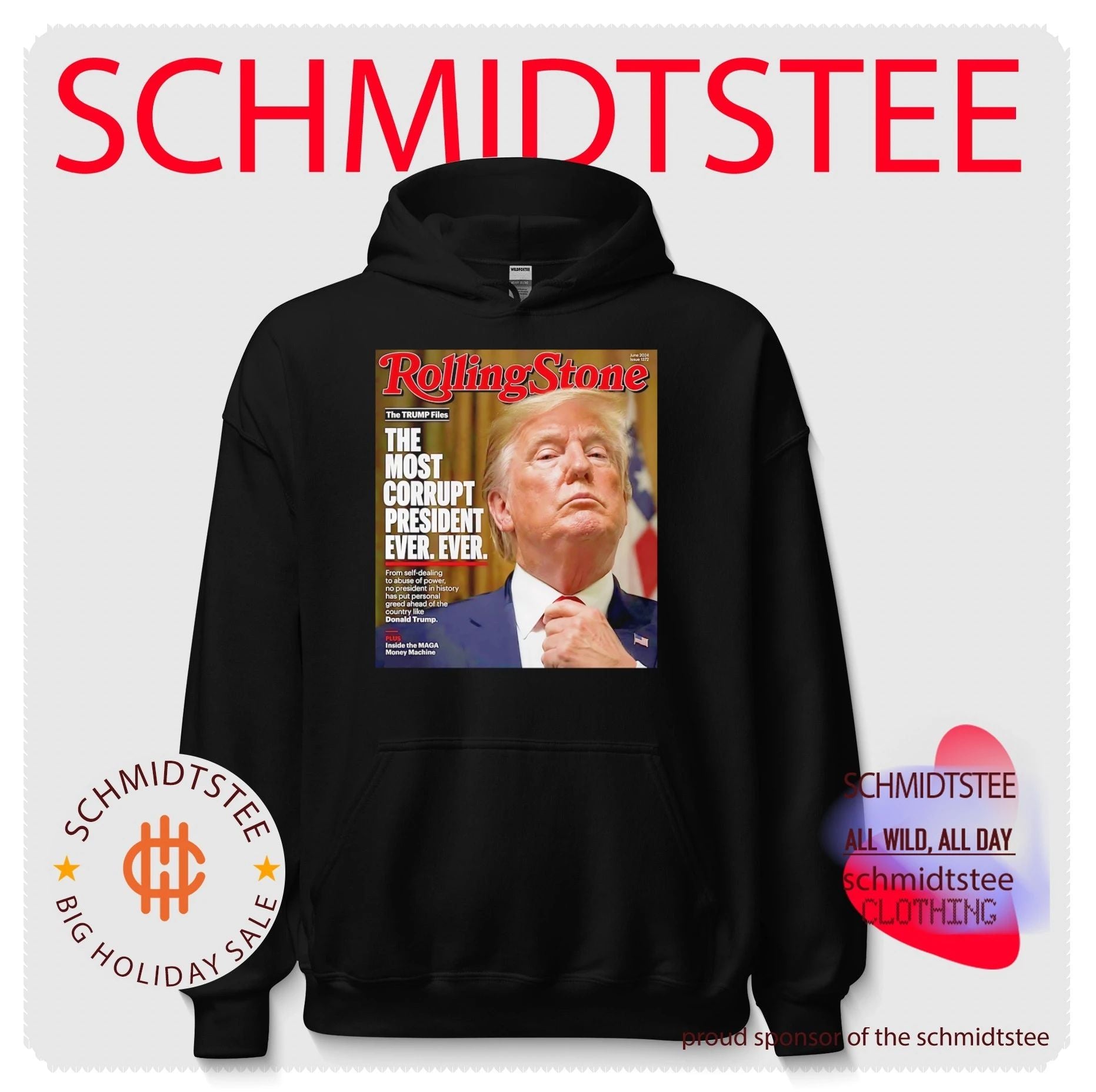 Rolling Stone the Trump Files the most corrupt president ever shirt
