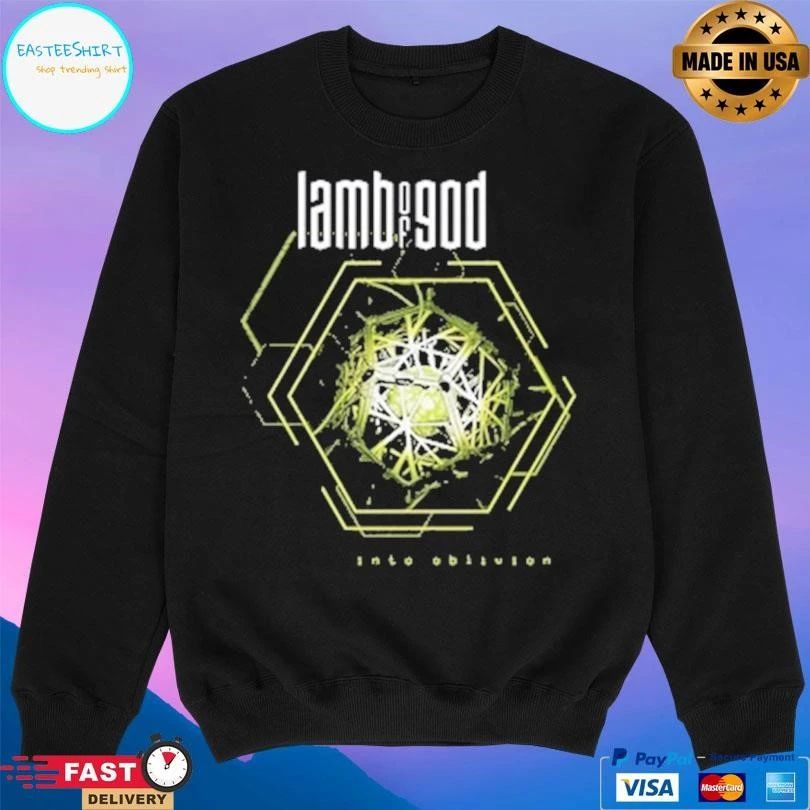 Lamb Of God Into Oblivion Hexagon T-shirts
