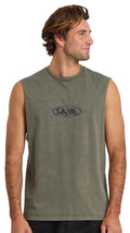Quiksilver Blends Oversized Acid Wash Men's Tank - Grape Leaf - New
