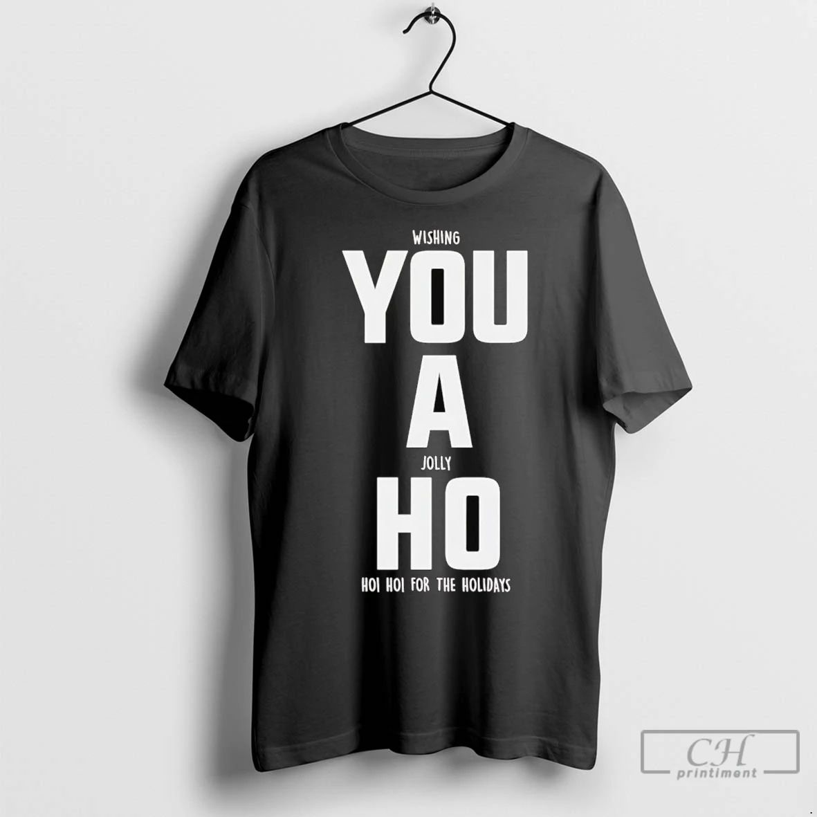 Premium Wishing You A Jolly Ho Ho Ho For Holidays Christmas