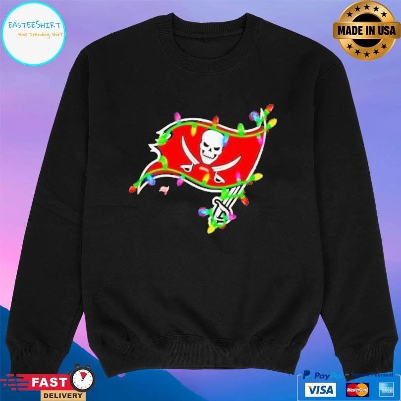 Tampa Bay Buccaneers Logo Holiday Lights T-shirts