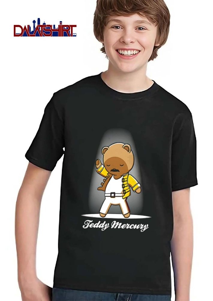 Teddy Mercury Cartoon Bear Stage Yellow Jacket Pose Spotlight shirt