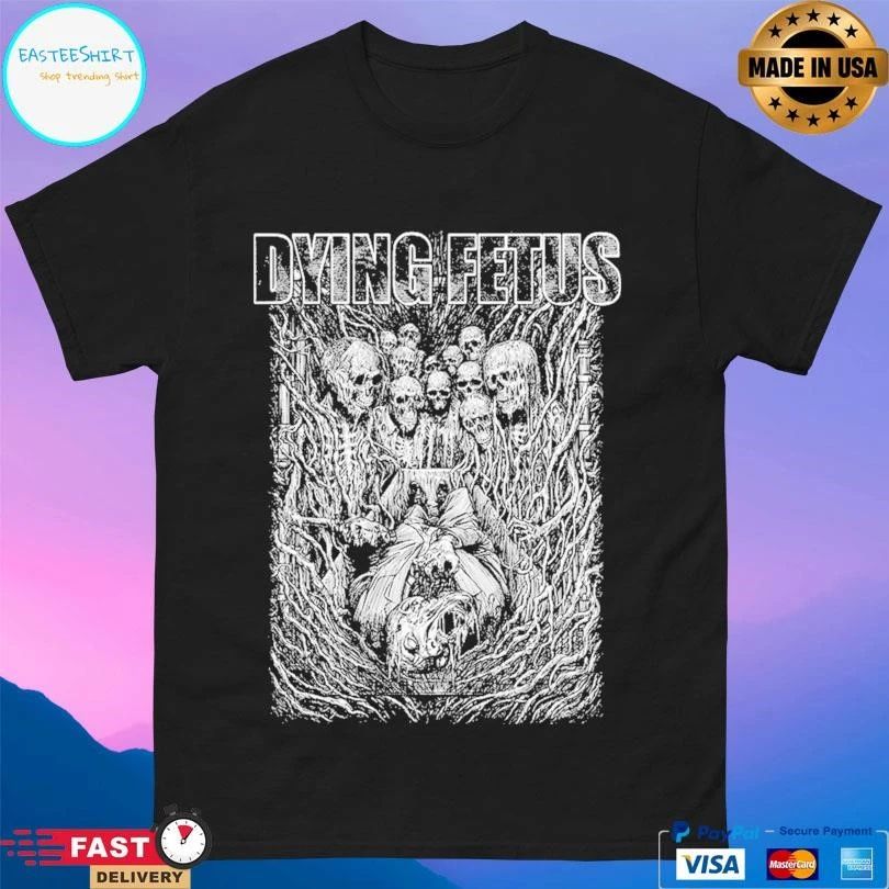 Dying Fetus Skeleton Funeral T-shirts