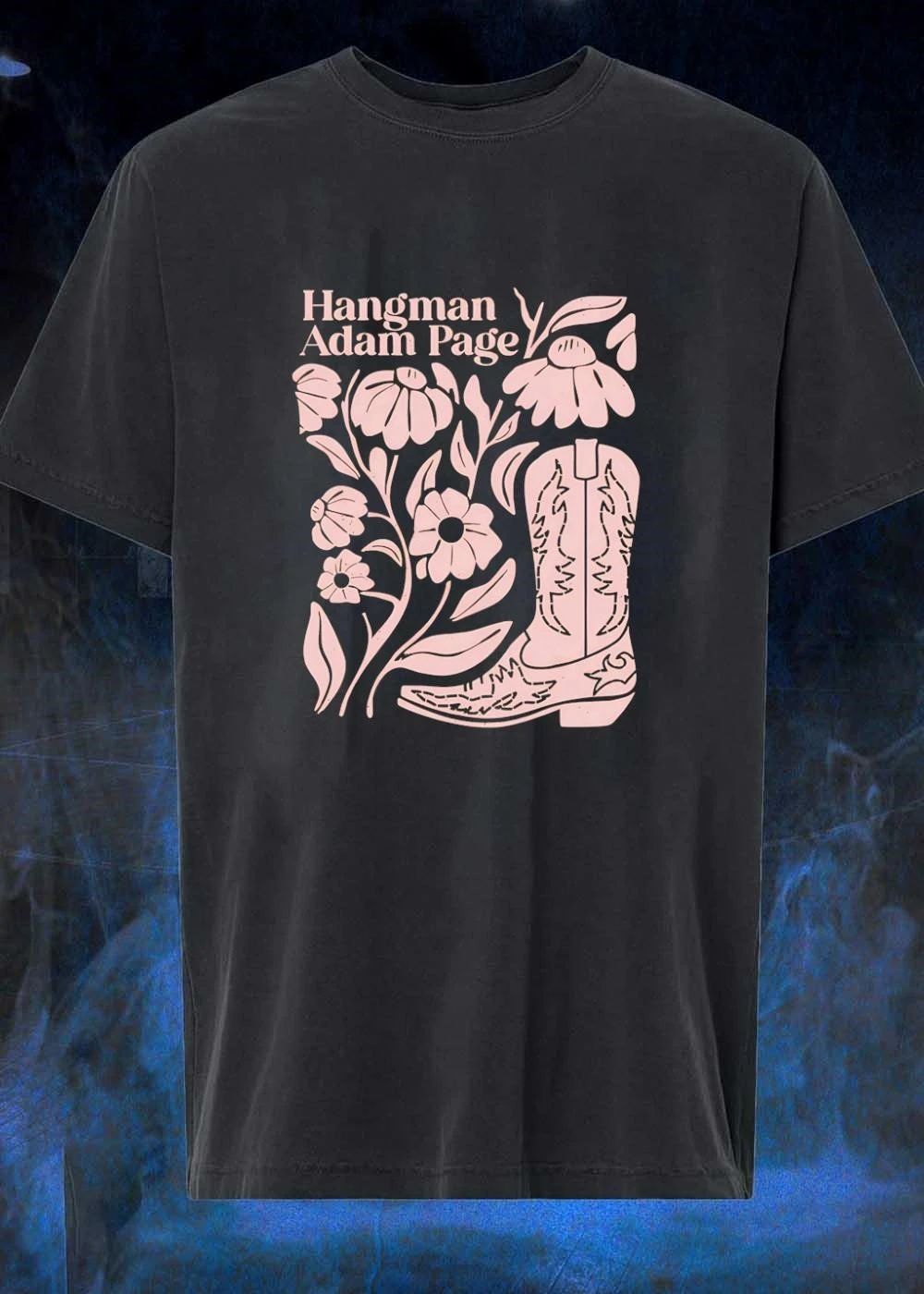 Hangman Adam Page Floral Cowboy Boot Shirt
