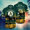 Oakland Athletics Sunset Glow Hawaiian Shirt