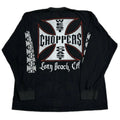West Coast Choppers Black Vintage Long Beach CA Long Sleeve Sz.L T-Shirt REPRINT
