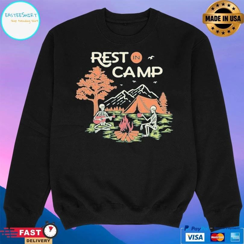 Rest In Camp Skeletons T-shirts