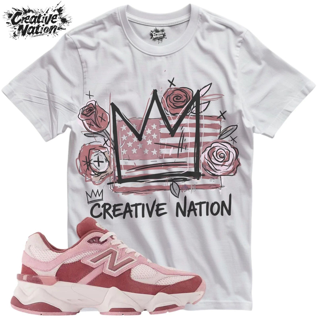Shirt To Match New Balance 9060 Pink Granite Washed Unisex Tee USA Shirt