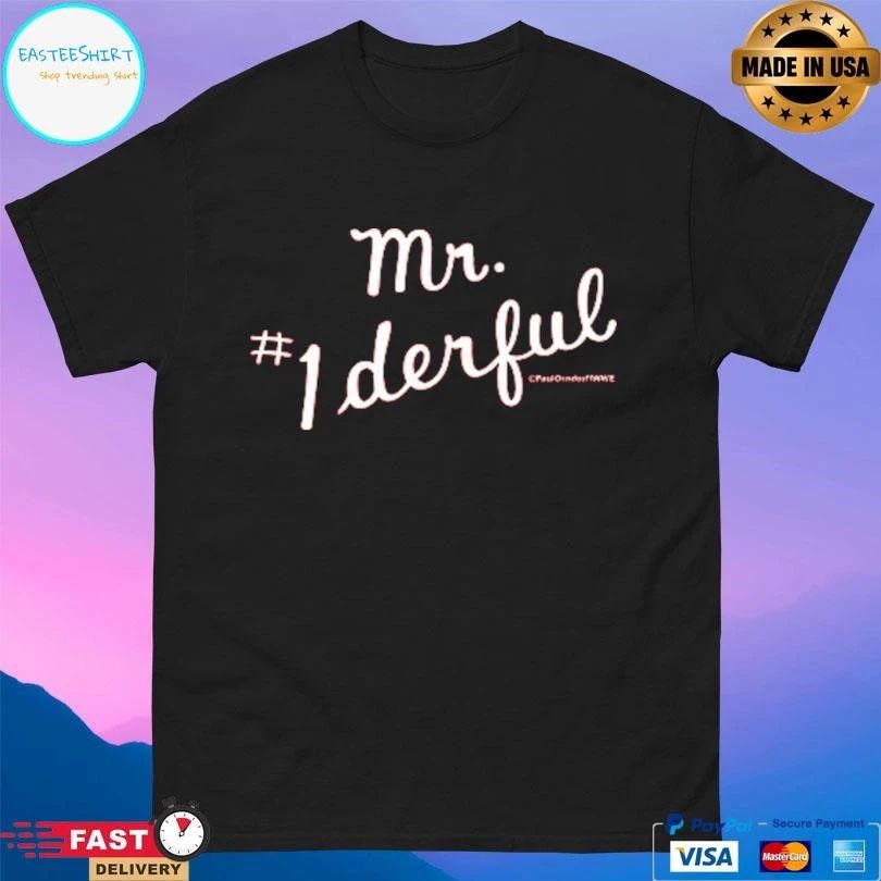 Mr 1 Derful Trunks T-shirts