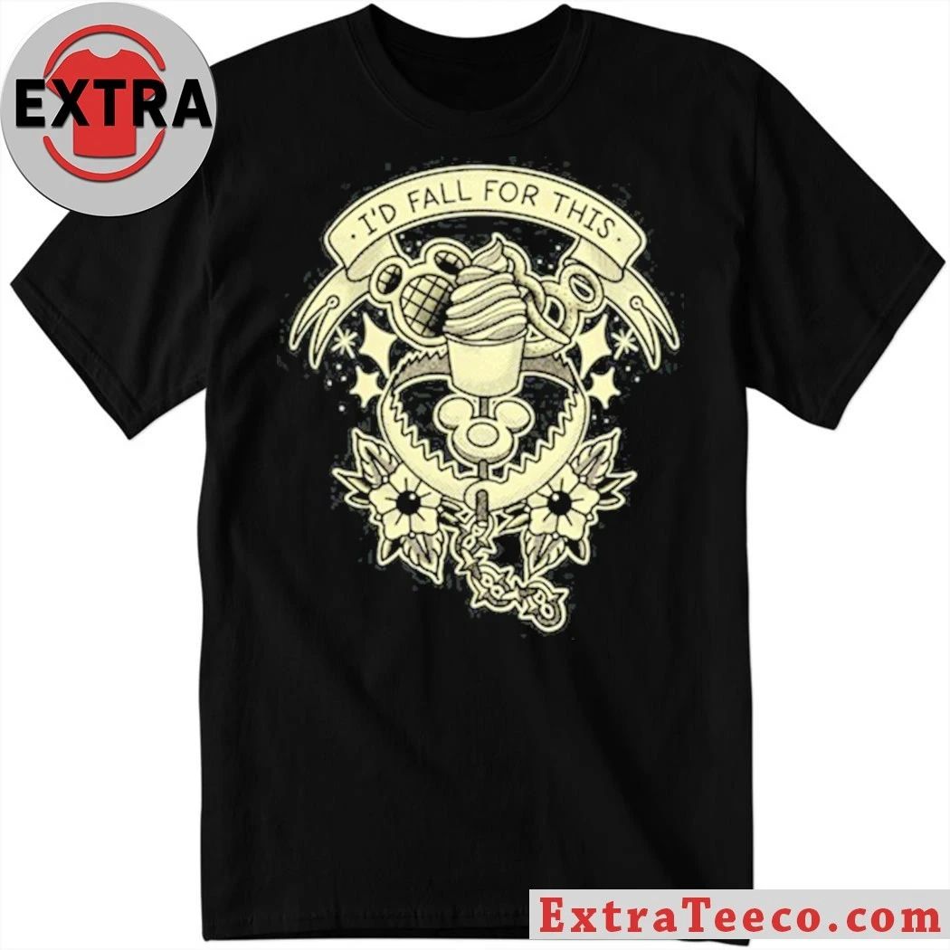 Original I’d Fall For This Tattoo Shirt Friday the 13th Exclusive