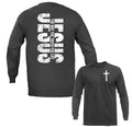 Jesus The Way The Truth The Life Christian Cross Religious God Bible Long Sleeve