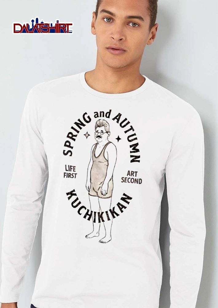 Spring And Autumn Life First Art Second Kuchikikan Caricature Mustached Man In Tank Top shirt