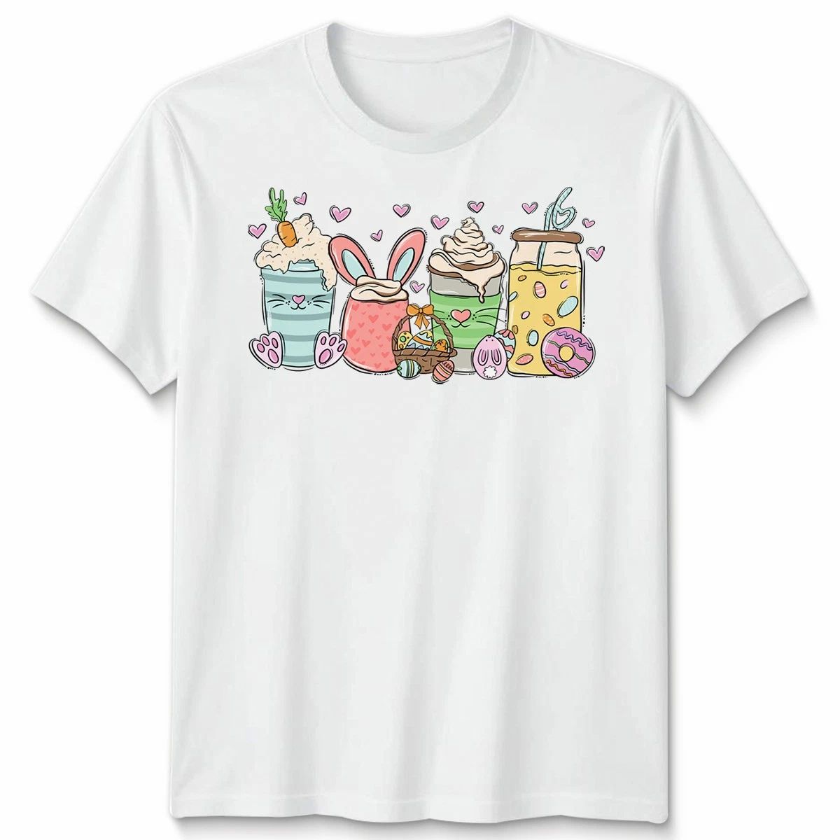 Comfort Colors® Easter Coffee Unisex Tshirt Cute Easter Bunny Coquette