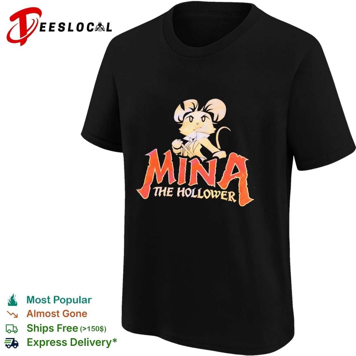 Mina the Hollower video game pixel art T-shirt